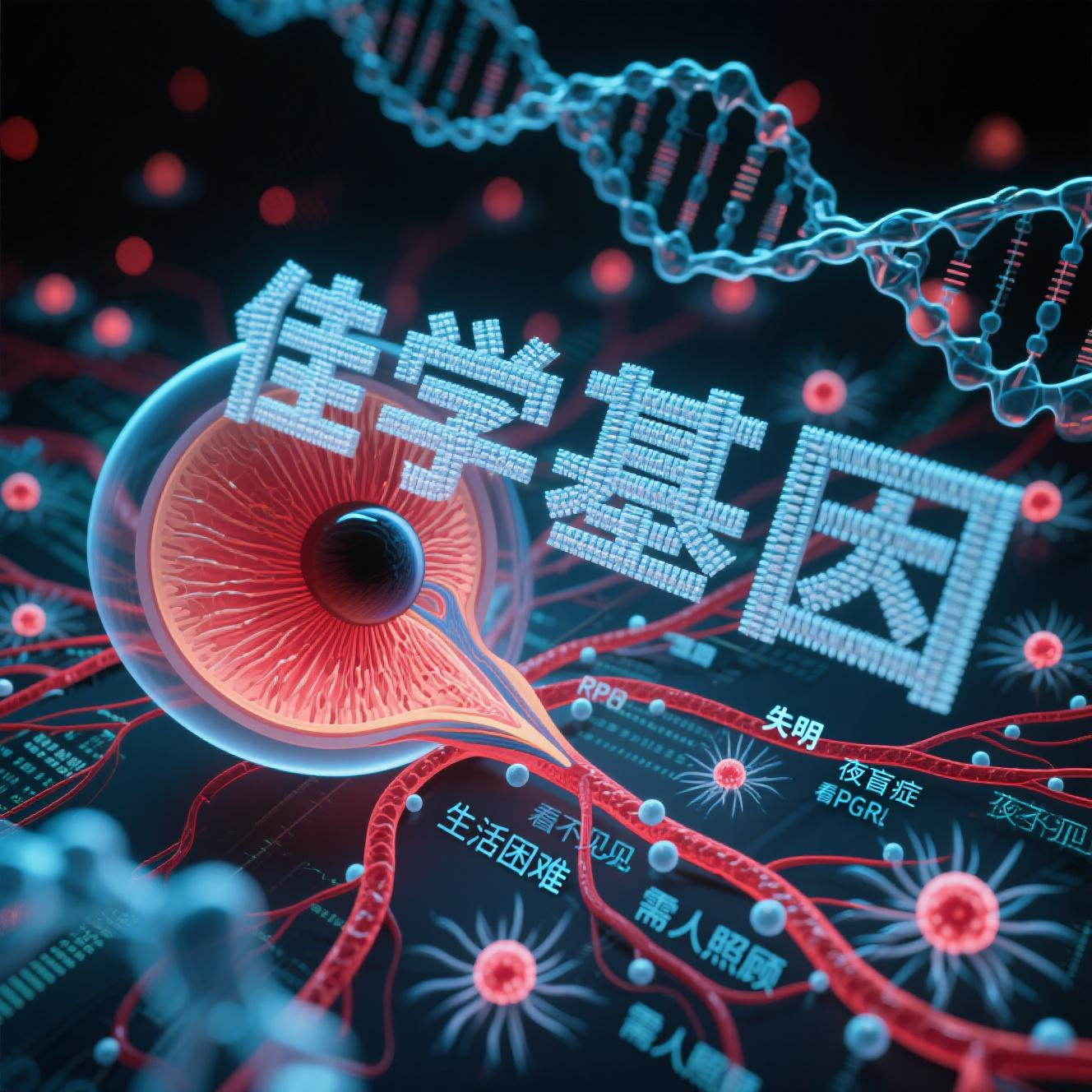 【贝斯特全球奢华基因检测】基因解码：非综合征性<font color='red'>视网膜</font>色素<font color='red'>变性</font>的基因解剖