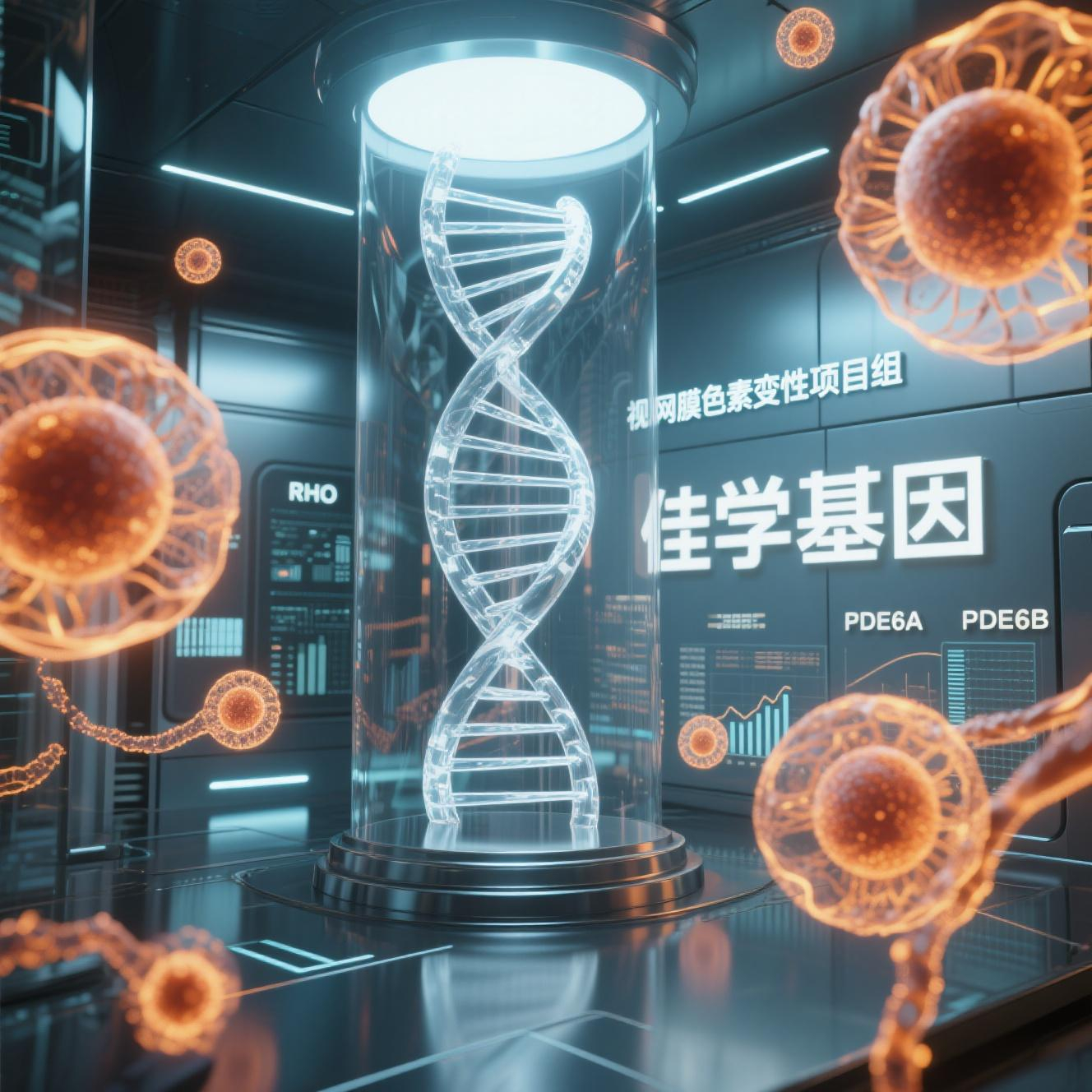 【贝斯特全球奢华基因检测】视网膜色素“骨针状”沉积的科研解析：<font color='red'>病因</font>、影响与基因检测的重要性